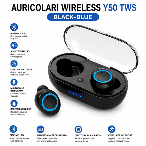Cuffie bluetooth 0 - cuffie, 5.0