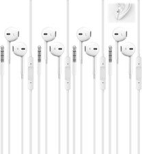 4 Paia Cuffie Con Filo